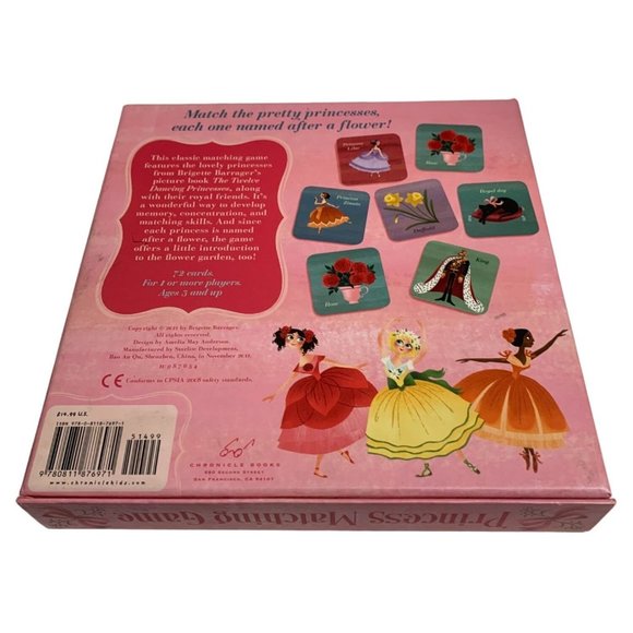 Chronicle Books Princess Matching Game by Brigette Barrager - Picture 2 of 3